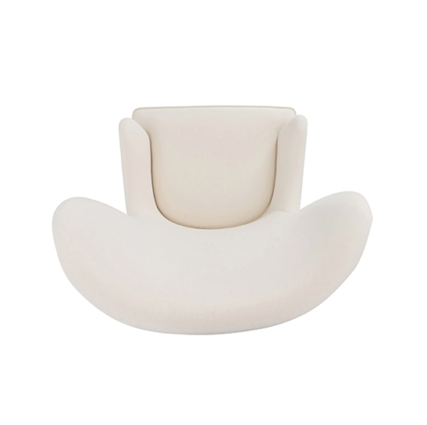 Frisco Ivory wing chair top view