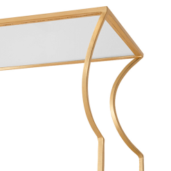 Dorothy Etagere in gold leaf closeup.