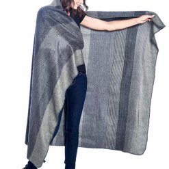 Charcoal Shupaca Throw Inside