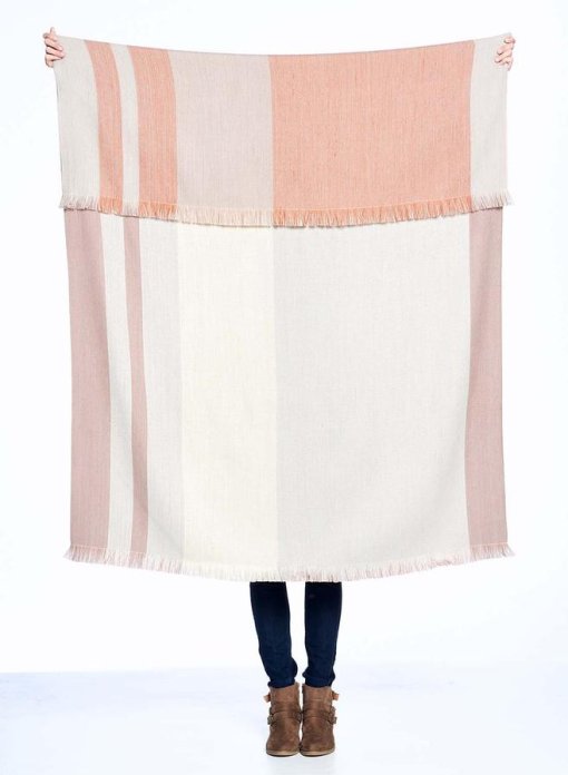 Faded Rust Alpaca Throw - Reversible - Image 2