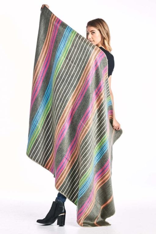 Fireworks Alpaca Throw and Blanket - Image 3