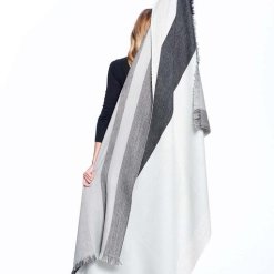 Monochrome Alpaca Throw backside