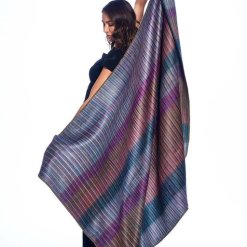 Patchwork alpaca throw back