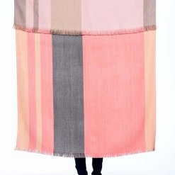 Peach Bloom Throw