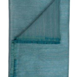 Seagrass alpaca throw