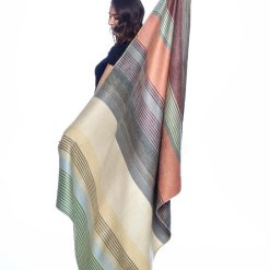 Spectrum Alpaca throw backside view