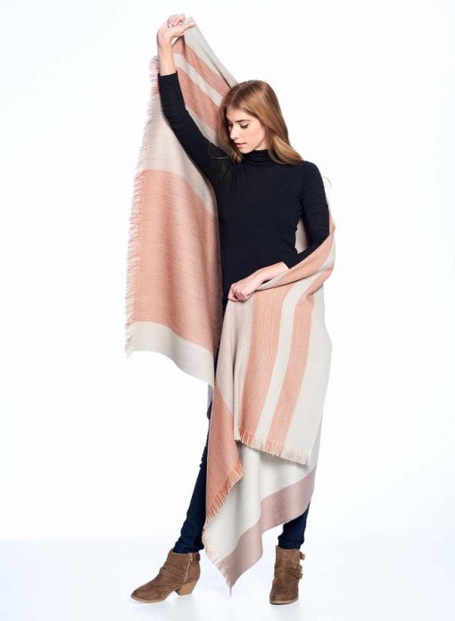 Faded Rust Alpaca Throw - Reversible - Image 3