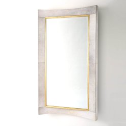 Curved mirror white product