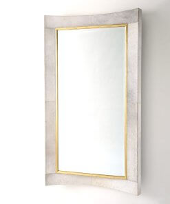 Curved mirror white product