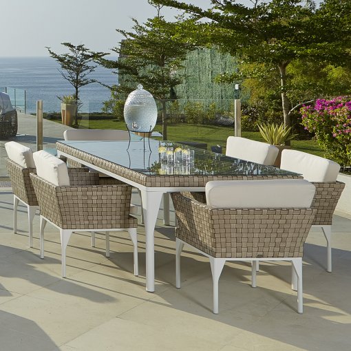 Brafta Dining Collection in Seashell - Image 3