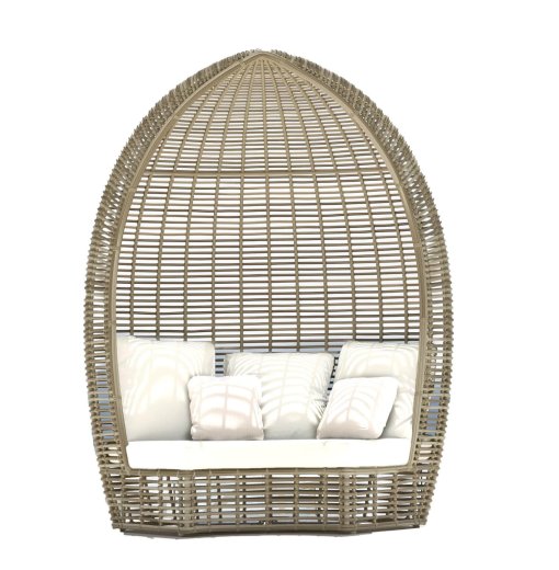 Halo Daybed in KUBU mushroom color
