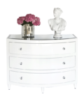 White Lacquer 3 drawer chest