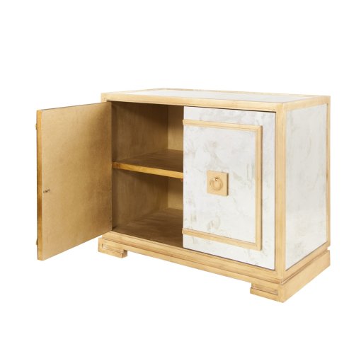 Ophelia Antique Mirror Cabinet in Gold - Image 2