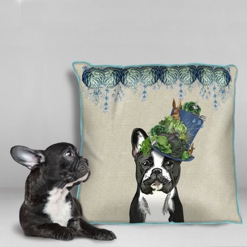 Milliners Collection - French Bulldog Pillow