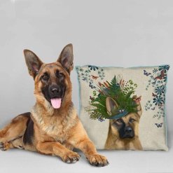 Milliners Collection - German Shepherd Pillow