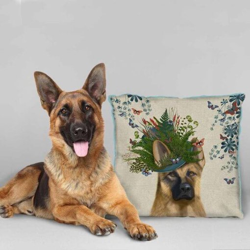 Milliners Collection - German Shepherd Pillow
