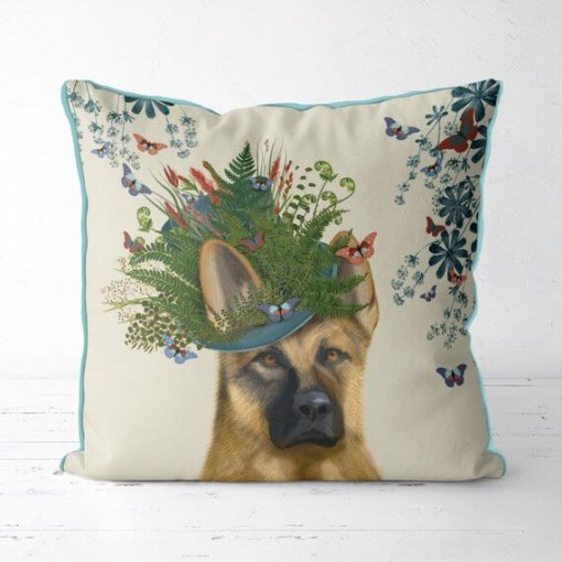 Milliners Collection - German Shepherd Pillow - Image 2