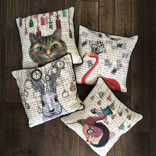 Alice in Wonderland - Rabbit Time Pillow - Image 4