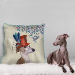 Milliners Collection - Greyhound Pillow