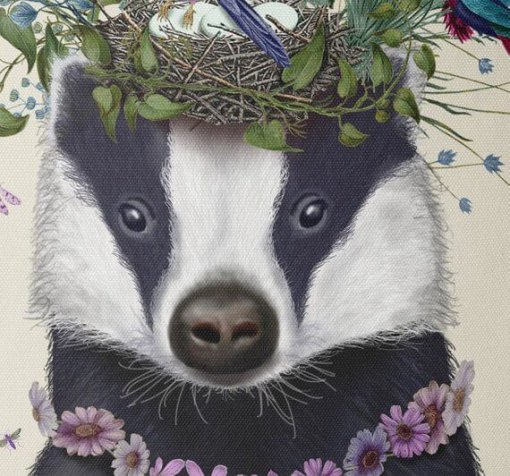 FabFunky Birdkeepers Collection Badger - Image 2