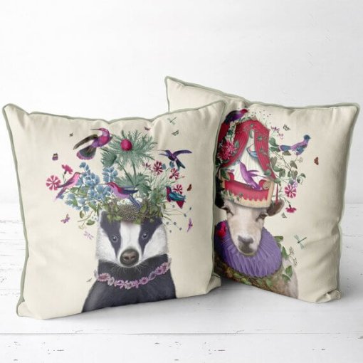 Birdkeepers Collection - Fancy Sheep Pillow - Image 2