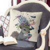 Birdkeepers Collection - Squirrel & Blue Acorns Pillow