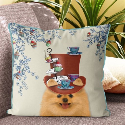 Milliners Collection - Pomeranian Pillow - Image 3