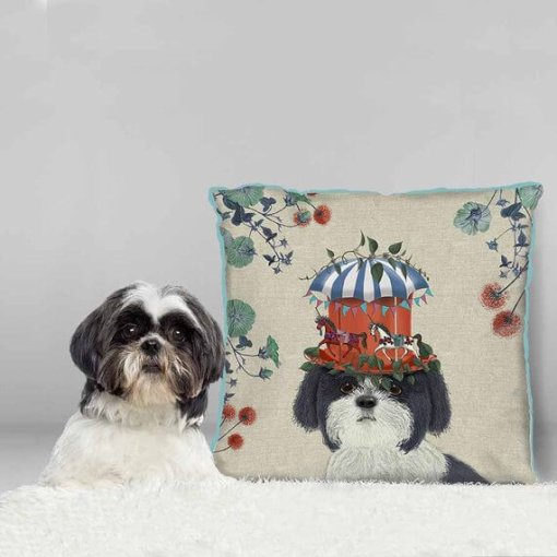 Milliners Collection - Shih Tzu Pillow