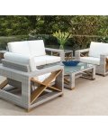 Jupiter Wicker set shown in Cool Grey color