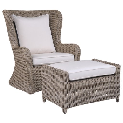 Sag Harbor Hi-Back Lounge Chair by Kingsley Bate - Image 2