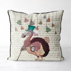 Alice in Wonderland - Dodo Bird with Hanging Teacups