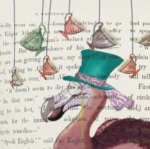 Alice in Wonderland - Dodo Bird with Hanging Teacups - Image 2