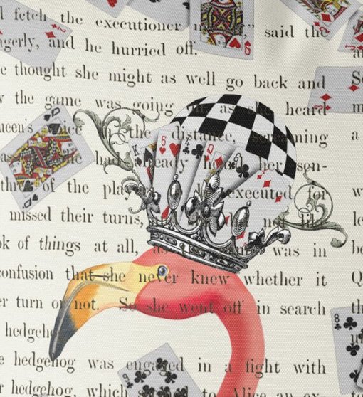 Alice in Wonderland - Flamingo and Cards - Image 2
