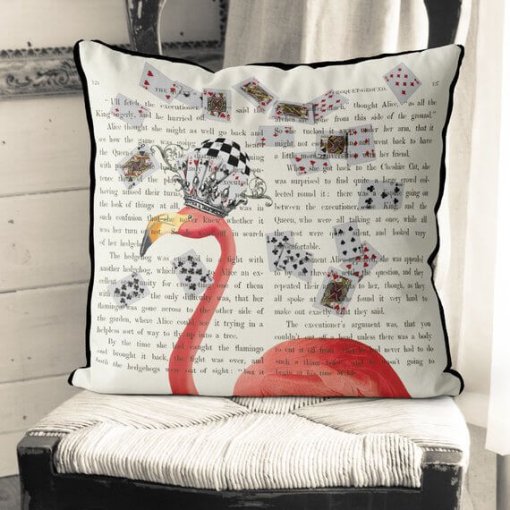 Alice in Wonderland - Flamingo and Cards