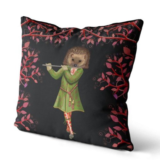 Minstrels Collection Hedgehog in Black Pillow - Image 3