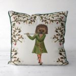 Minstrels Collection Hedgehog in Cream Pillow