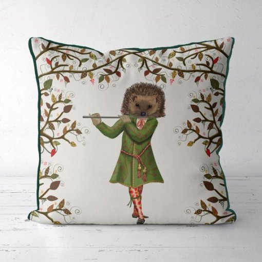 Minstrels Collection Hedgehog in Cream Pillow