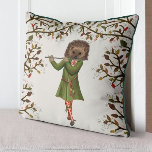 Minstrels Collection Hedgehog in Cream Pillow - Image 3