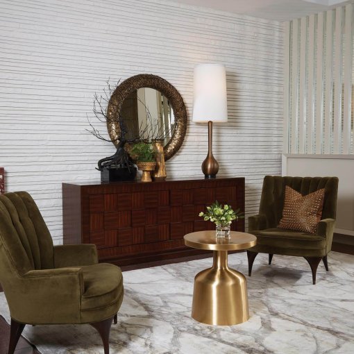 Duncan chairs in moss lifestyle photo