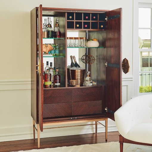 Galapagos Wood Bar Cabinet - Image 3