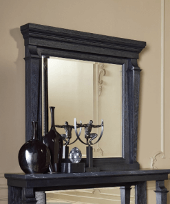 Josephine Mirror in blackened oak lifestyle