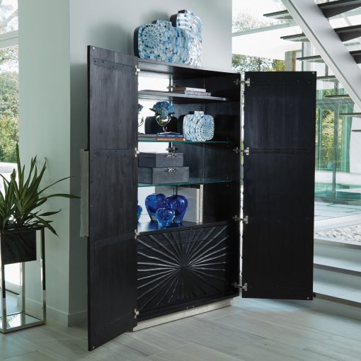 Pleated - 2 Door Tall Cabinet - Image 2