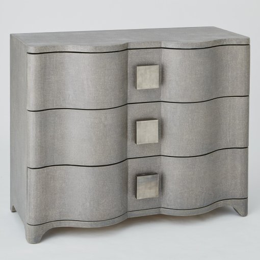 Toile Linen Chest in Gray - Image 2