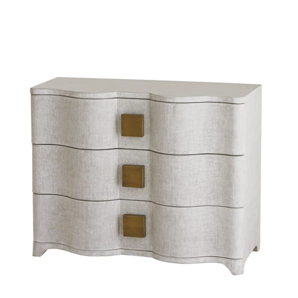 Toile Linen Chest in white