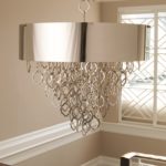 Chain Pendant Chandelier in Nickel finish