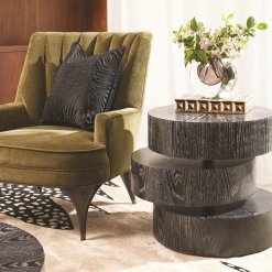 Duncan chair in moss lifestyle photo