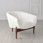 Mimi White leather chair