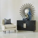 Pleated 2 Door Cabinet