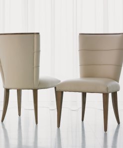 Adelaide Chair in Beige Leather