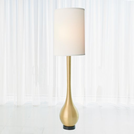 Bulb Vase in Antique Brass finish.